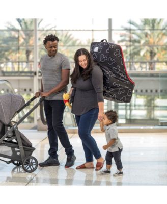 Disney Baby Ultimate Padded Backpack Car Seat Travel Bag, Mickey