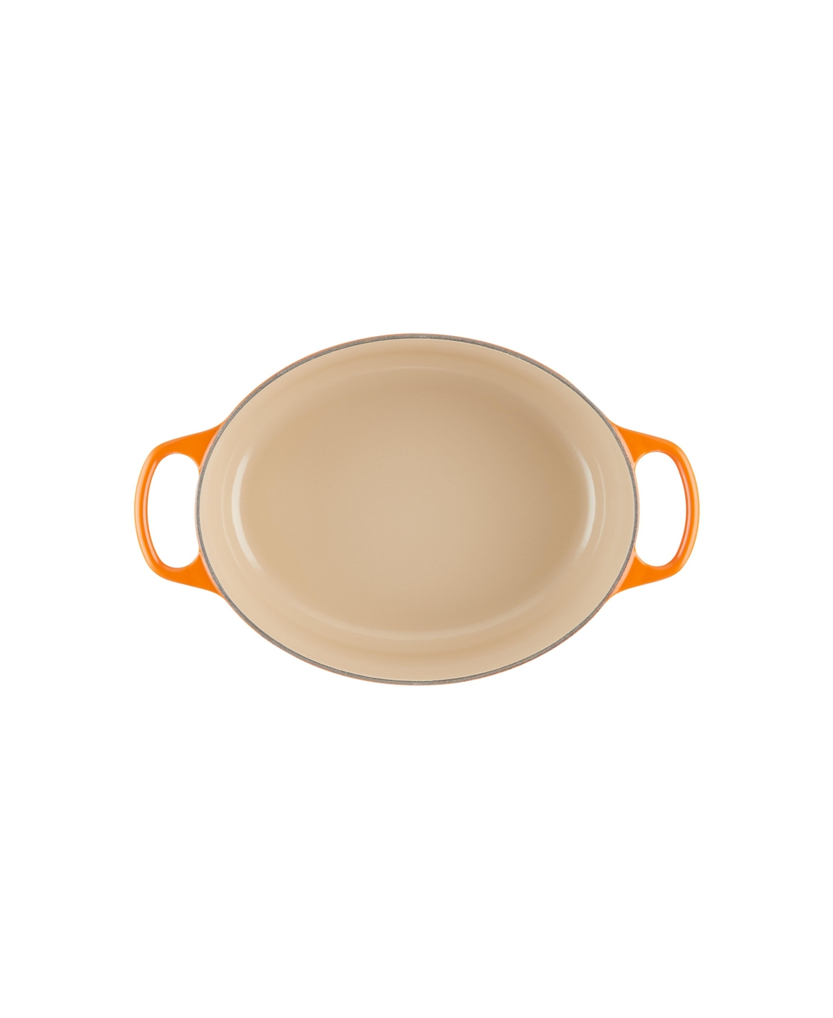 Le Creuset 5-qt. Signature Enameled Cast Iron Oval Dutch Oven In Flame