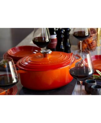 5-Qt. Signature Enameled Cast Iron Oval Dutch Oven