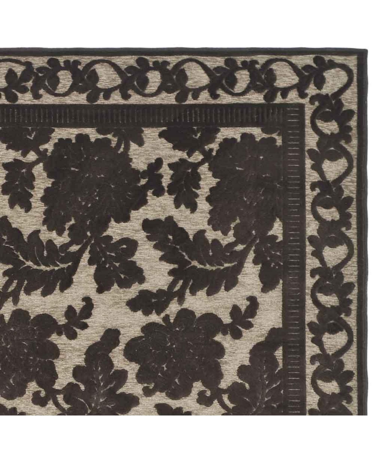 Martha Stewart Collection Peony Damask MSR4433CArea Rug - Tan