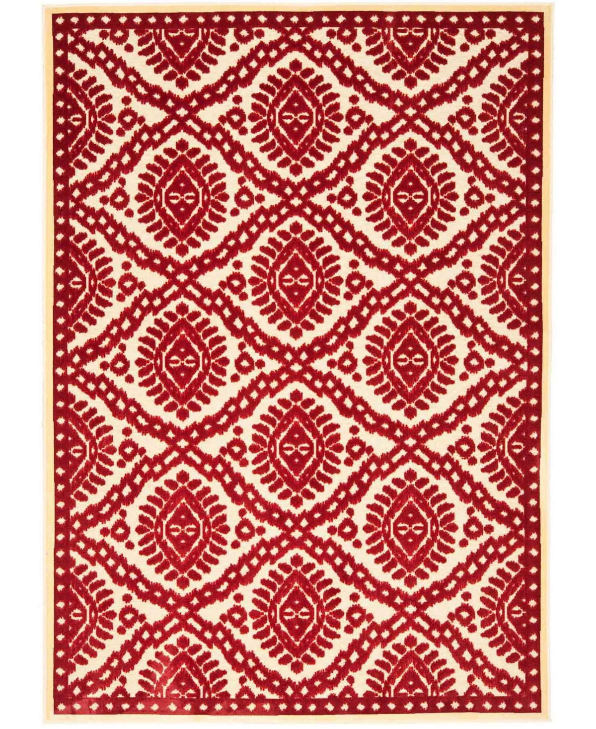 Martha Stewart Collection MSR4443 Red 8' x 11'2in Area Rug - Red
