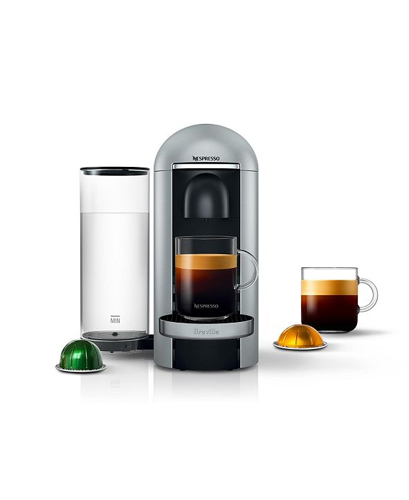 Nespresso VertuoPlus Deluxe Coffee & Espresso Maker by Breville, Silver