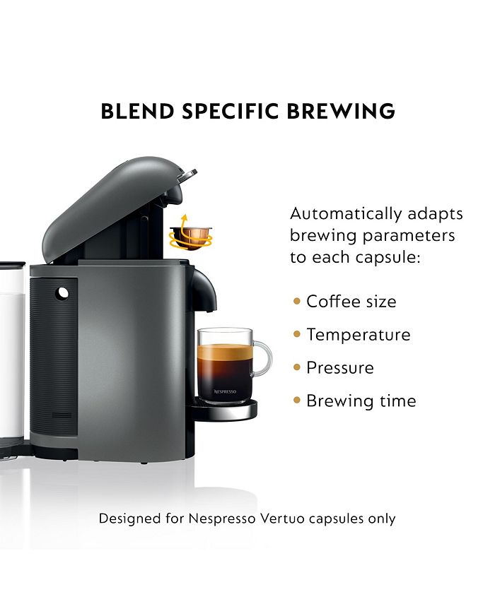 Nespresso by Breville VertuoPlus Deluxe Coffee & Espresso Machine Macy's