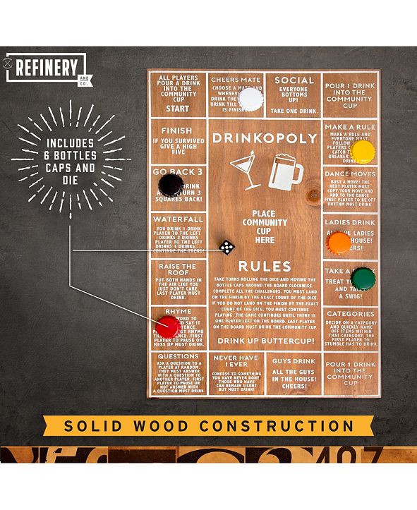 Hammer + Axe Game Wood Drinkopoly Board & Reviews Home Macy's