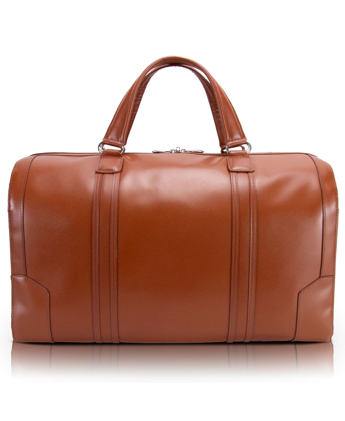 Сумка McKlein Kinzie 20" Leather Duffel, цвет: Чёрный — фото 8