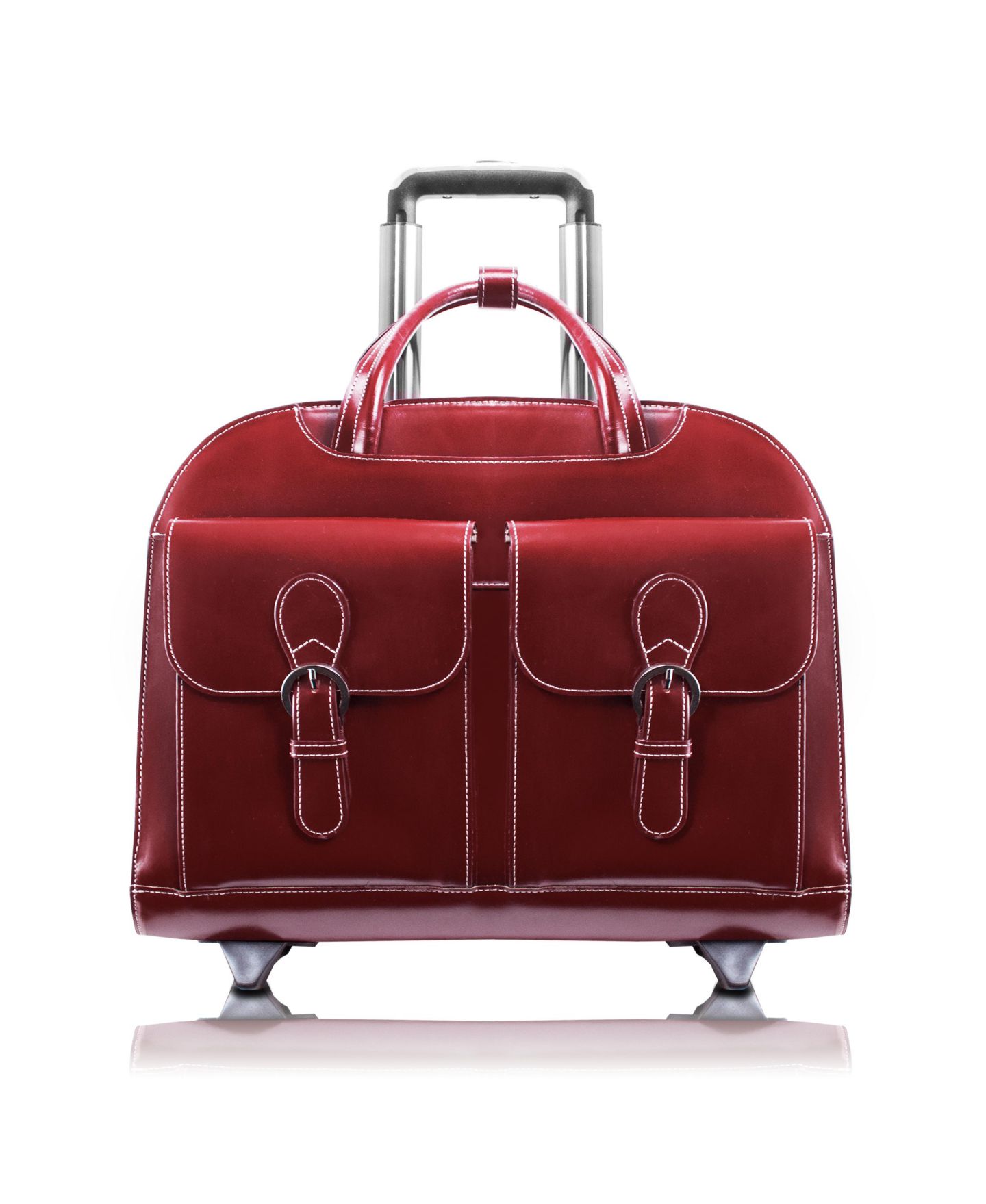 Сумка McKlein Davis Wheeled Briefcase, цвет: Чёрный — фото 6