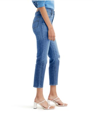 Levi's Women's 724 Straight-Leg Cropped Jeans \u0026 Reviews - Jeans - Women -  Macy's
