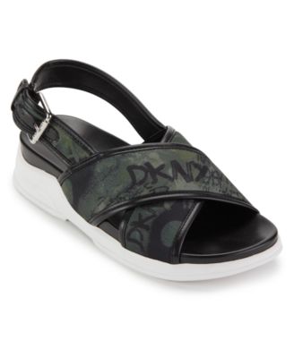 dkny black sandals
