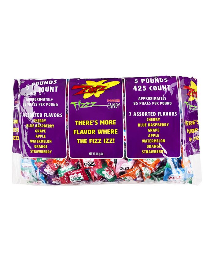 Zotz Zots Fizz Power Candy Assorted, 425 Count, 5 lbs Macy's