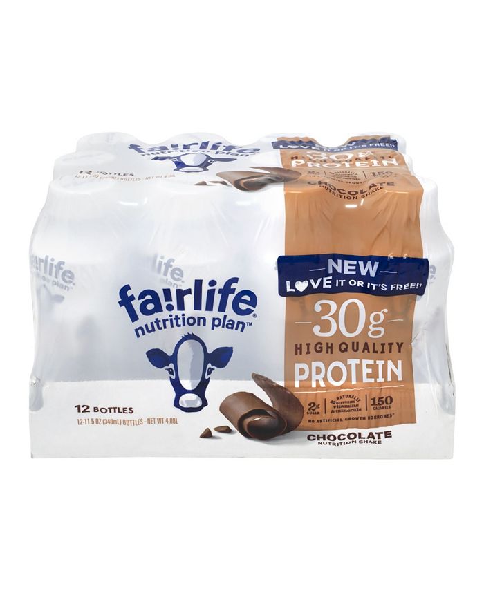 Fairlife High Protein Chocolate Nutrition Shake, Pack of 12 Macy's