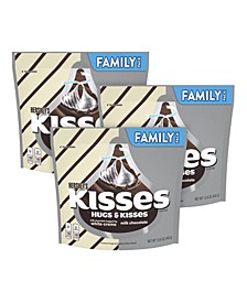 Kisses and Hugs Chocolate Candy Assortment, 15.6 oz, 3 Pack