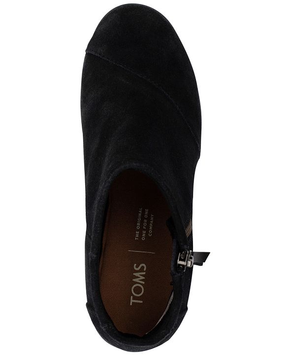 toms women's avery wedge booties