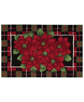 Nourison - Holiday Poinsettia 20" x 32" Accent Rug