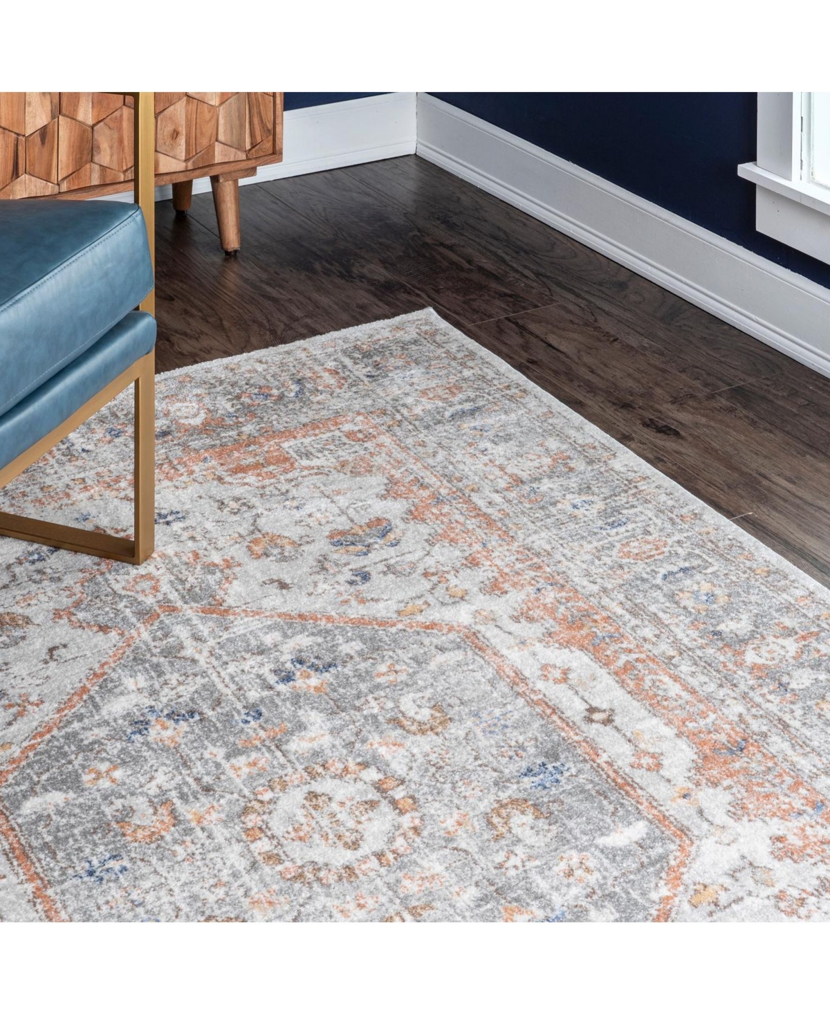 nuLoom Jacquie RZAB07CArea Rug - Silver