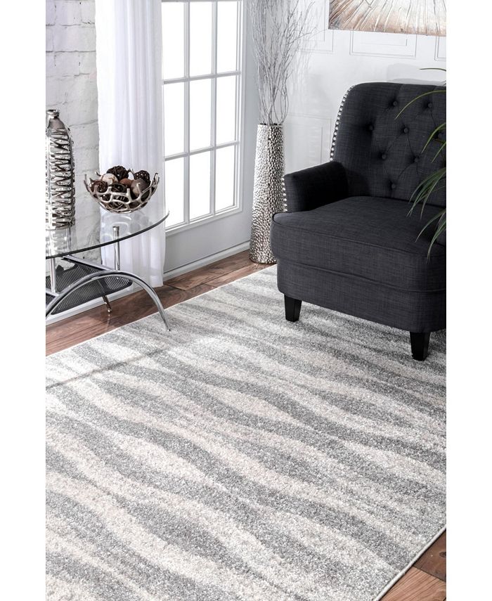 nuLoom Tristan BDSM02A Gray 5' x 8' Area Rug Macy's