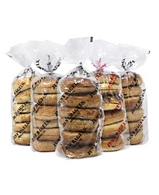 Assorted Bagels, 6 Count, 5 Pack