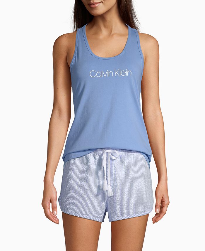 Calvin Klein Tank & Shorts Pajama Set & Reviews - Bras, Underwear &  Lingerie - Women - Macy's