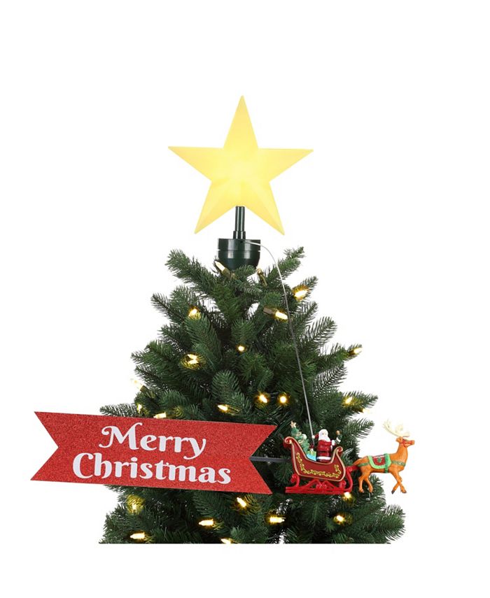 Mr. Christmas Mr Christmas Santa Animated Tree Topper & Reviews - Shop