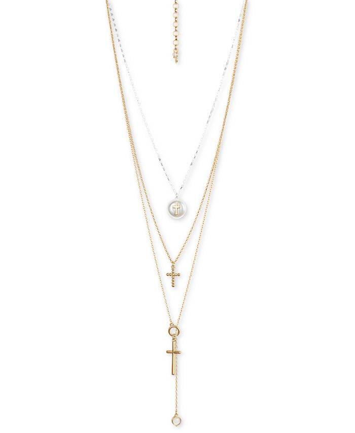 Lucky brand 2025 cross necklace