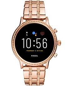Tech Gen 5 Julianna HR Rose Gold Bracelet Smart Watch 44mm, Powered by Wear OS by Google