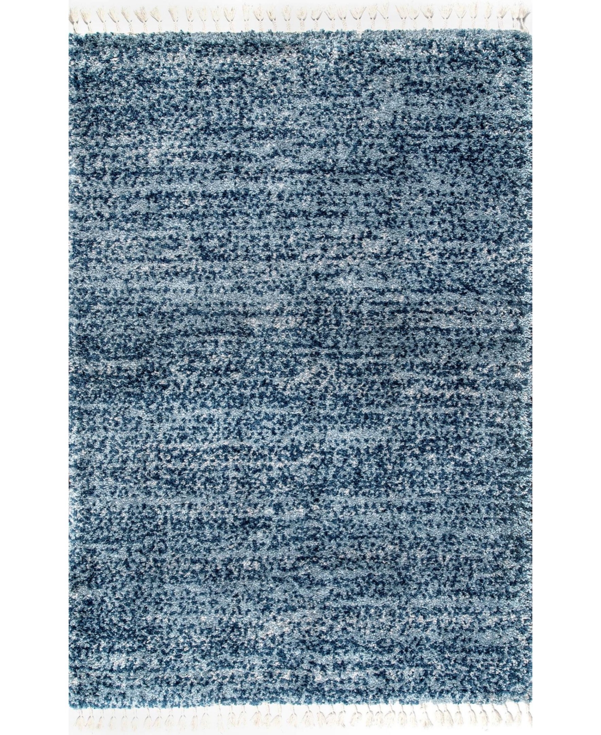 nuLoom Brooke KKEL04C Blue 6'7in x 9' Area Rug - Blue