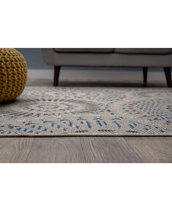 Main Street Rugs Nassau 405 Cream 7'10" x 10' Outdoor Area Rug Macy's