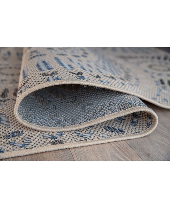 Main Street Rugs Nassau 405 Cream 5' x 7' Outdoor Area Rug Macy's