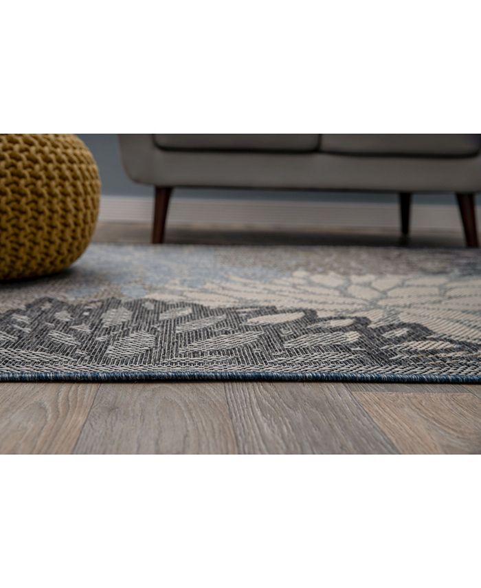 Main Street Rugs Nassau 414 Cream 5' x 7' Outdoor Area Rug Macy's