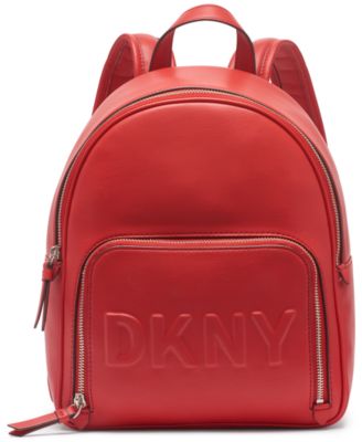 dkny red backpack