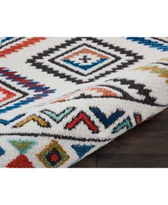 Navajo NAV06 White Rug