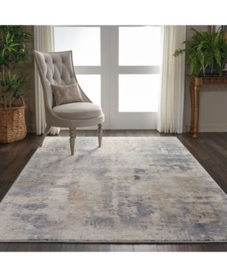 Rustic Textures RUS05 Beige and Gray Rug