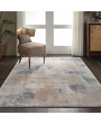 Rustic Textures RUS02 Beige and Gray Rug