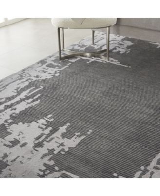Symmetry SMM02 Gray and Beige Rug
