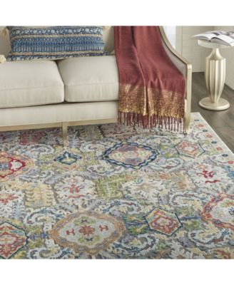 Ankara Global ANR12 Gray and Multi Rug