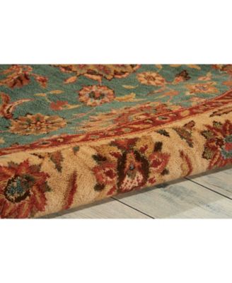 Nourison Home Living Treasures Li05 Aqua Rug