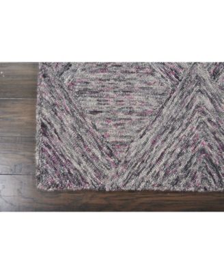 Interlock LNK01 Gray 8' x 10'6" Area Rug