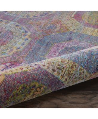 Ankara Global ANR05 Multi 6' Round Rug