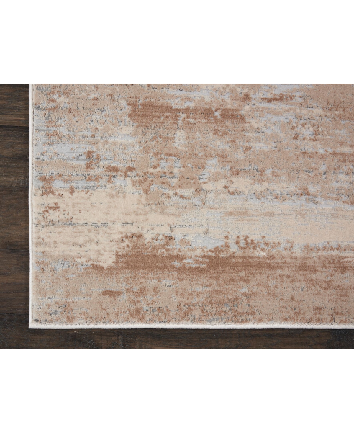 Nourison Home Rustic Textures RUS03 Beige 7'10" x 10'6" Area Rug