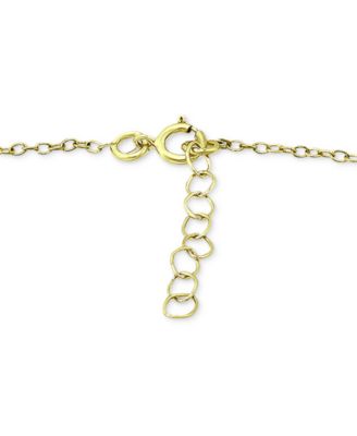 Cubic Zirconia Bar Ankle Bracelet, Created for Macy's