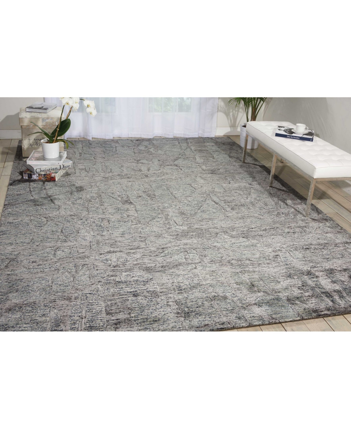 Nourison Home Gemstone GEM03 Charcoal 8'6" x 11'6" Area Rug