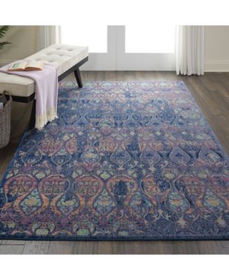 Ankara Global ANR08 Navy and Multi Rug
