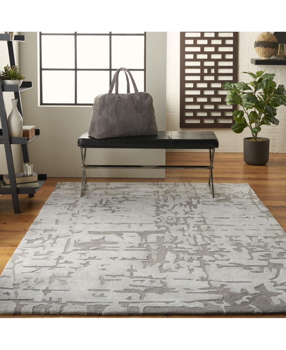 Nourison Home Symmetry SMM03Area Rug - Ivory