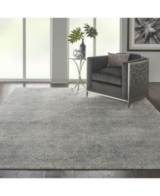 Rustic Textures RUS09 Ivory and Mist Rug