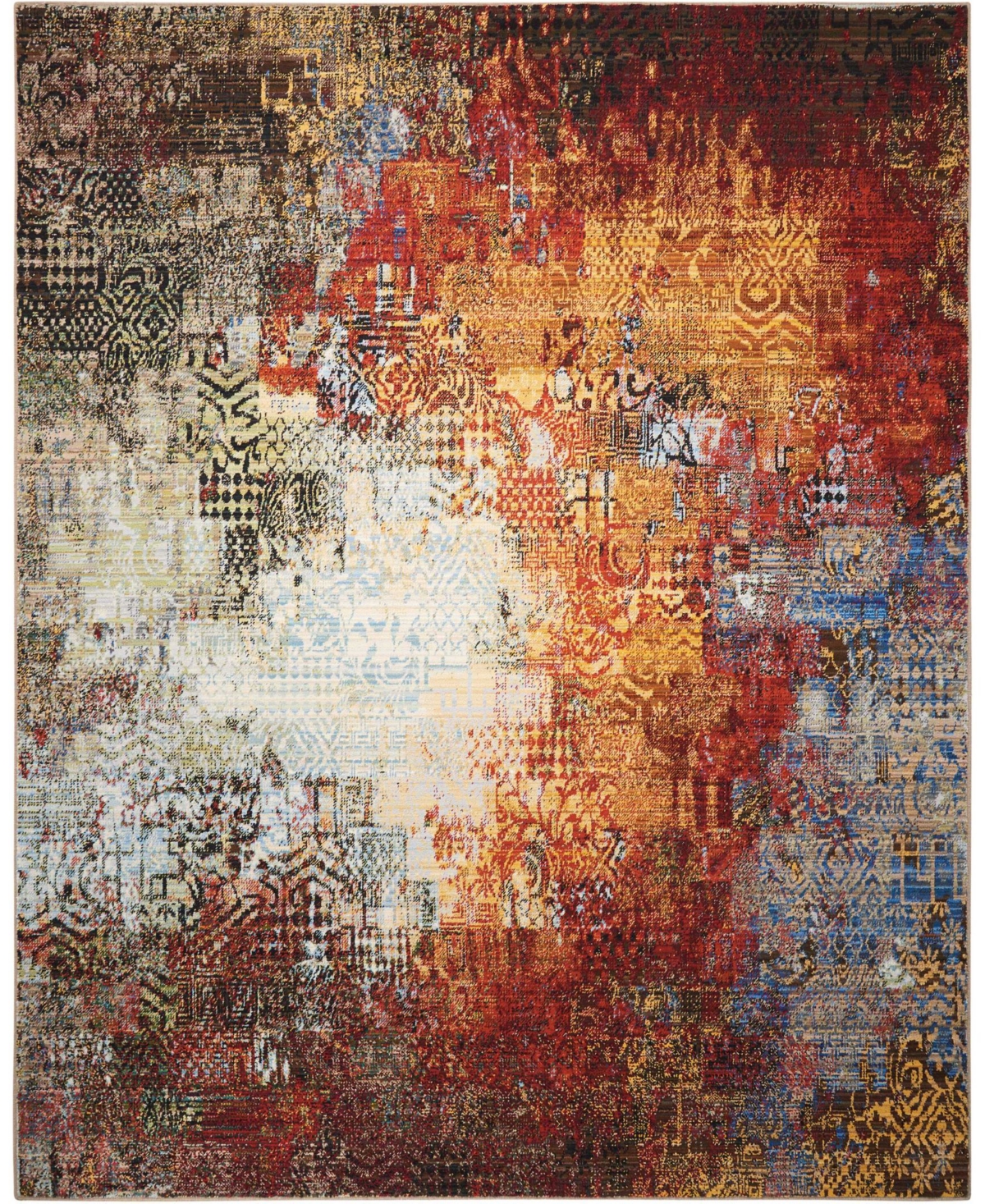 Nourison Home Chroma CRM03 Paprika 8'6in x 11'6in Area Rug - Paprika