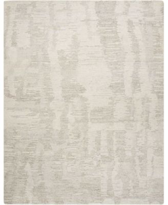 Ellora ELL01 Ivory and Gray 8'6" x 11'6" Area Rug