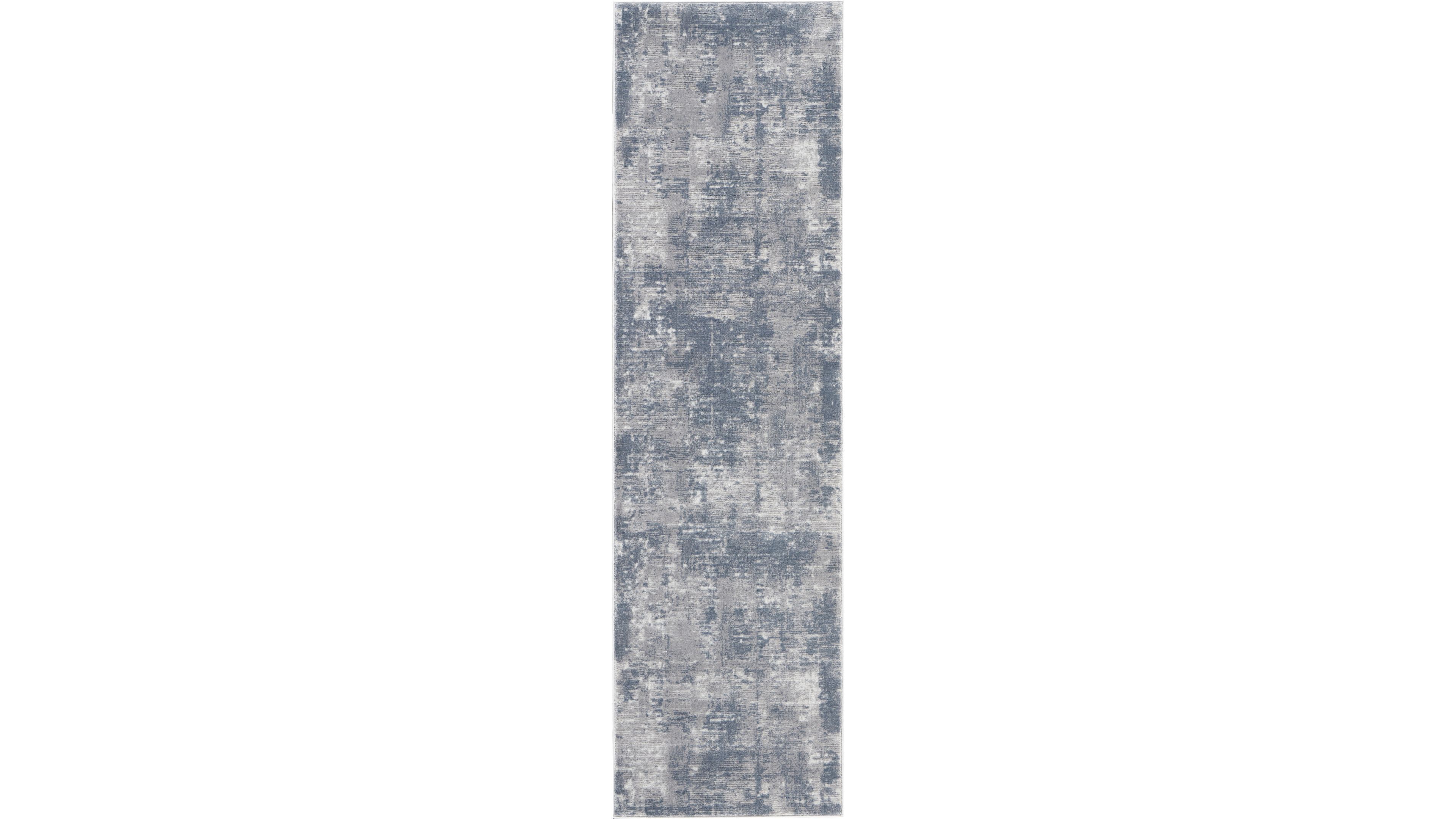 Nourison Home Rustic Textures RUS05 Gray 2'2" x 7'6" Runner Rug
