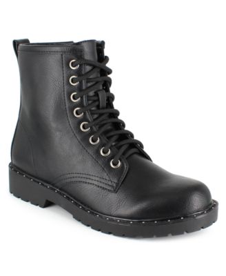 womens black combat boots cheap