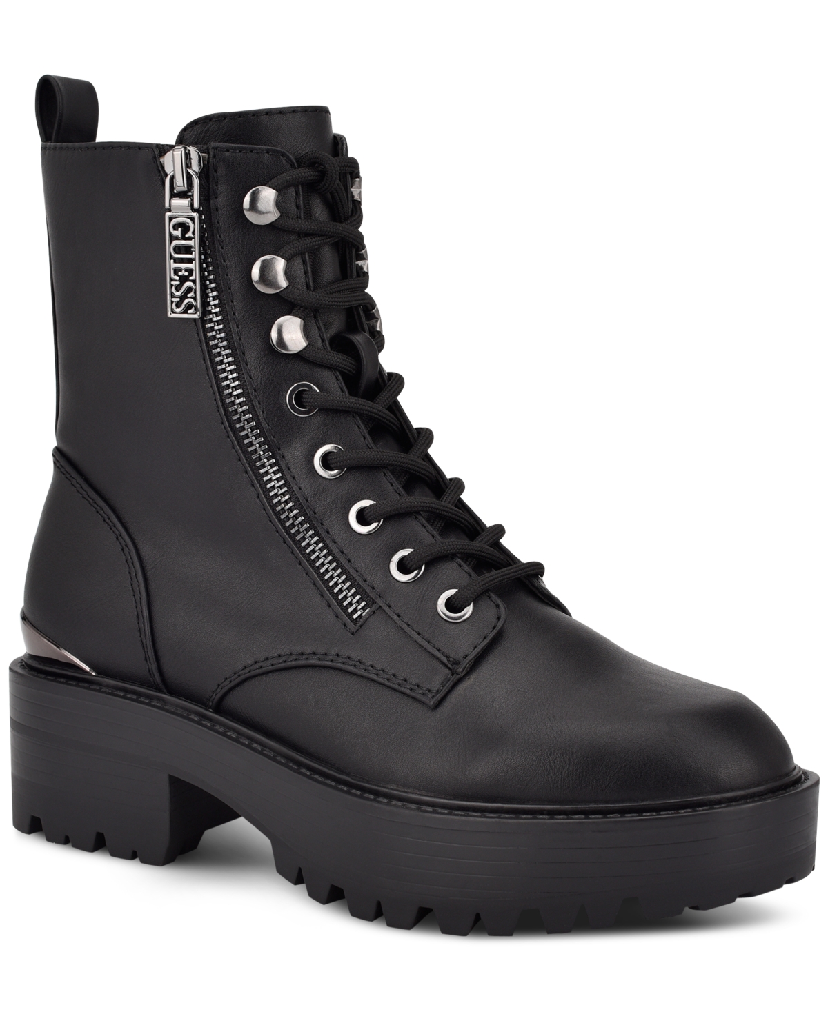 Women's Fearne Lug Sole Lace Up Bootie - Black