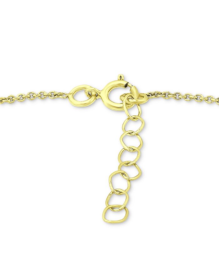 Giani Bernini - Polished Bar Ankle Bracelet in 18k Gold-Plated Sterling Silver or Sterling Silver