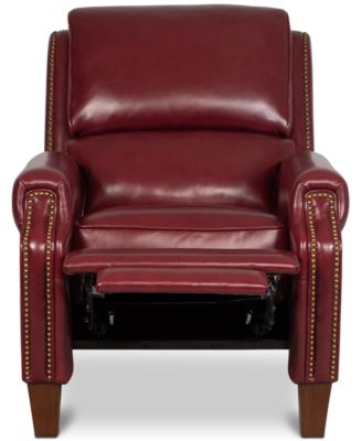 Arianlee Leather Push Back Recliner
